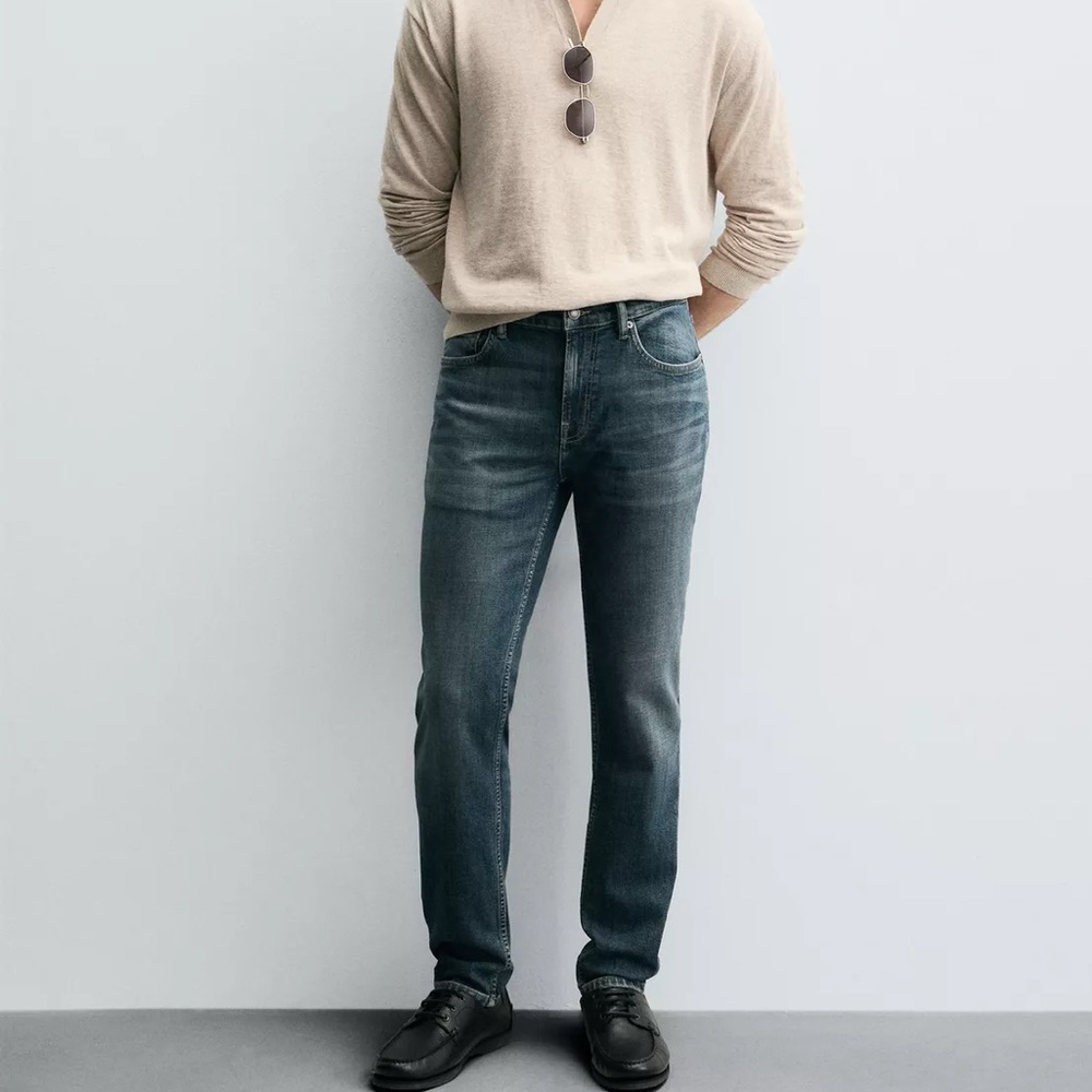 Zara Men's Basic Slim Jeans Jeans - Size 42 EUR, 32 US, 32, MEX